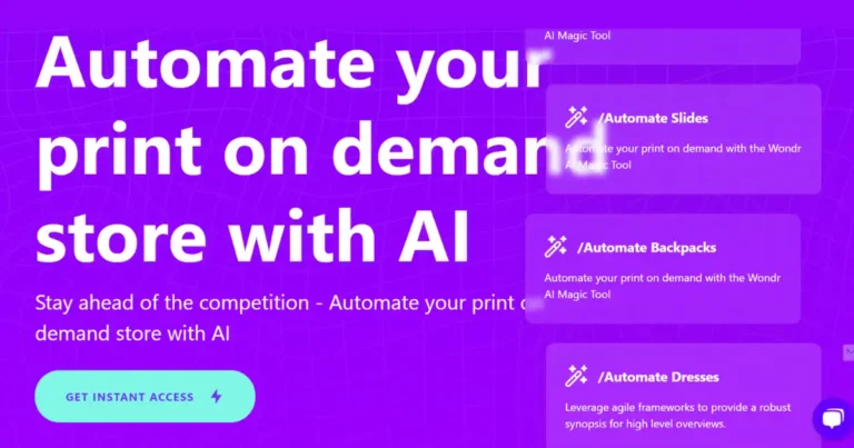 AI in Print on Demand Revolutionizes Customized Products with Wondr ai. It's automated printing for customization on demand.