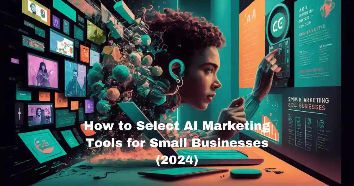An infographic showing the benefits of using AI marketing tools.