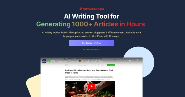 SEOWriting AI tool for 1-click SEO-optimized articles, blog posts & affiliate content. Available in 48 languages, auto-posted to WordPress with AI Images.