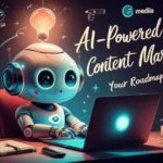 AI writing assistant helping a small business with content marketing.
