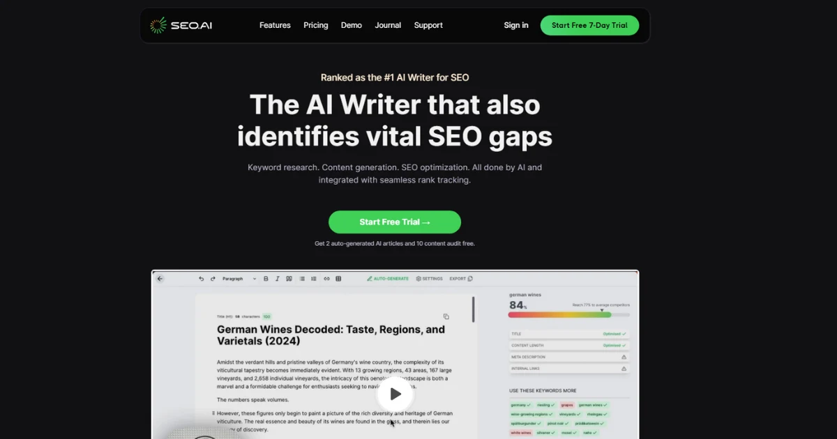 SEOWriting AI Review — Discover the Ultimate SEO Weapon